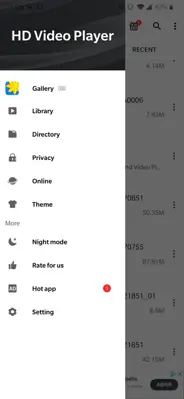 HD Video Player android App screenshot 2
