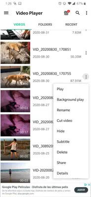 HD Video Player android App screenshot 4